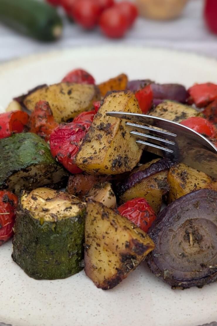 Oven Roasted Vegetables With Aromatic Herbs