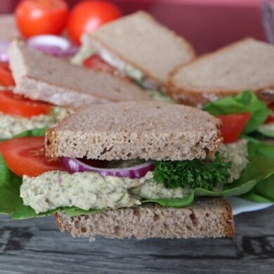 Vegan tuna salad / tuna sandwich spread – no tuna cream recipe