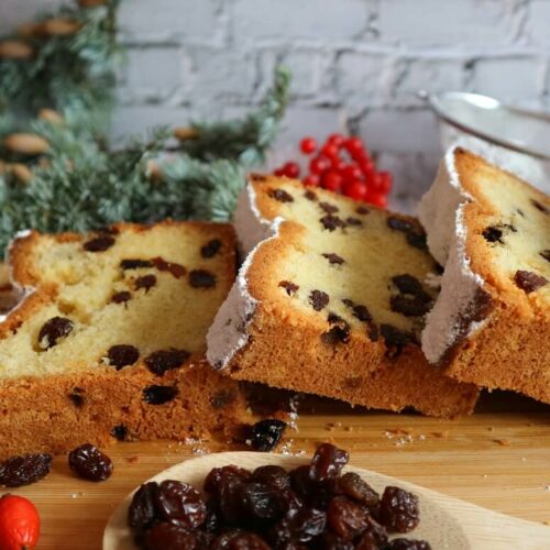 Raisin cake 