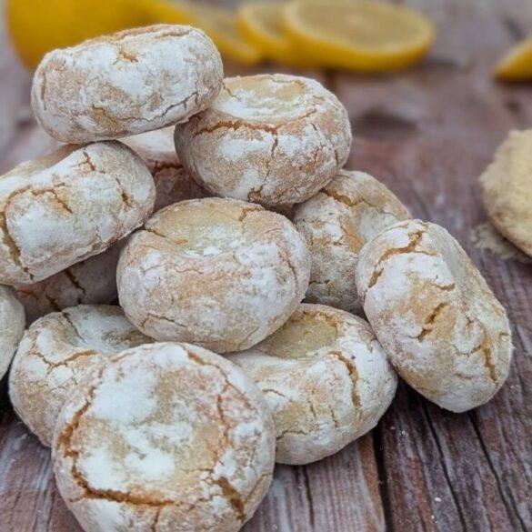 Sicilian almond cookies – with lemon and without flour