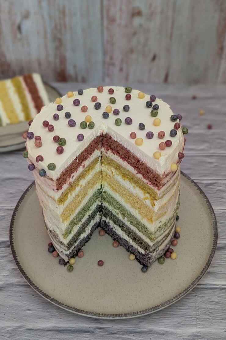 Regenbogenkuchen Rezept